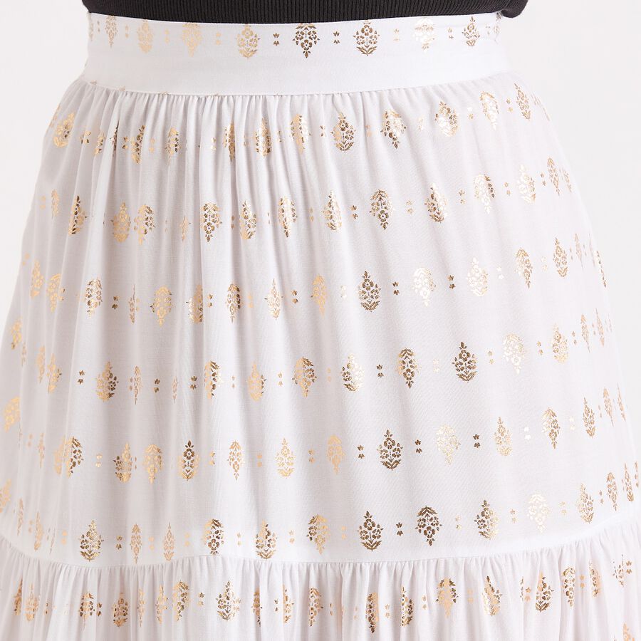 Ladies' Lehenga Skirt, ऑफ व्हाइट, large image number null