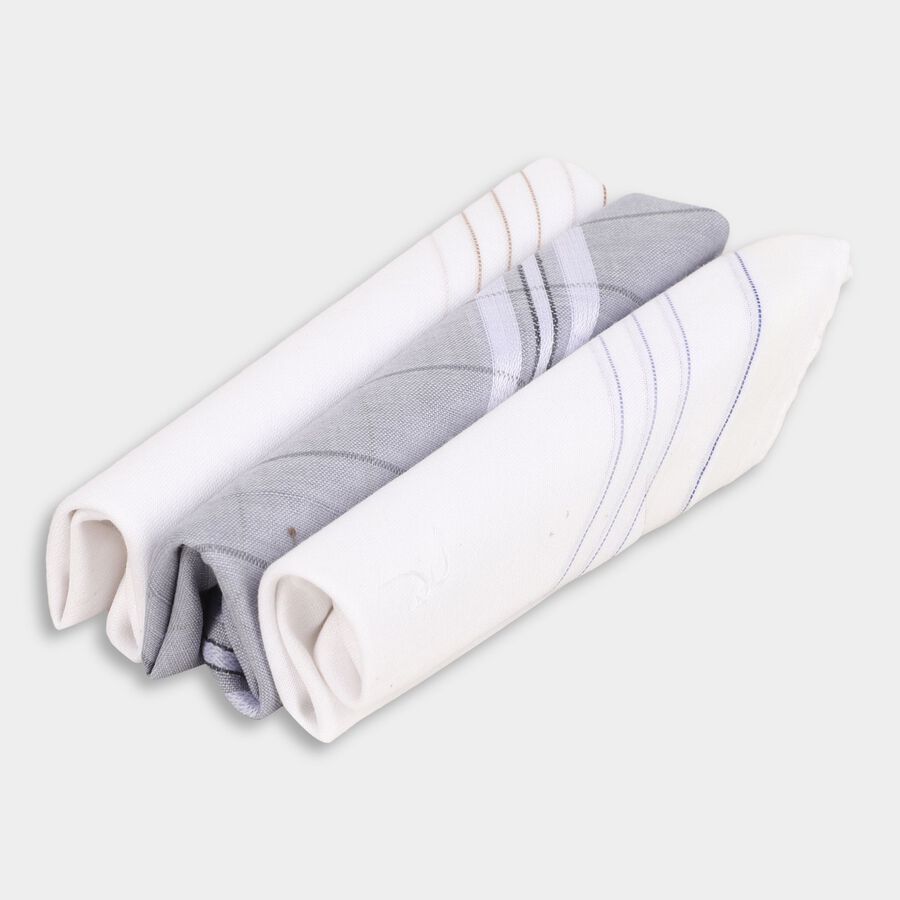 Men's Hanky, White, large image number null