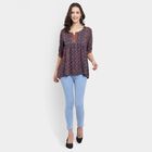 Ladies' Kurti, Dark Blue, small image number null