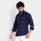 Men's Formal Shirt, Navy Blue, small image number null