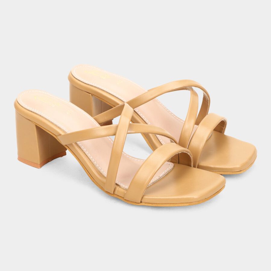 Womens Sandals, Tan, large image number null