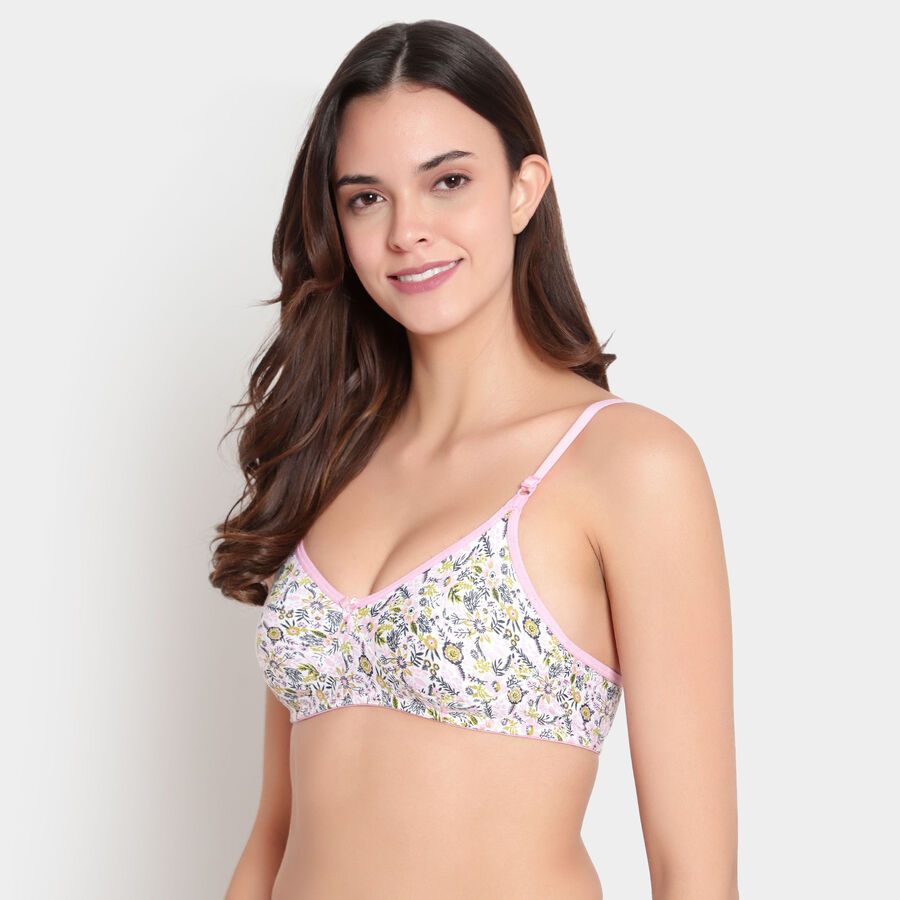 Gold Foil Solid Non-Padded Bra