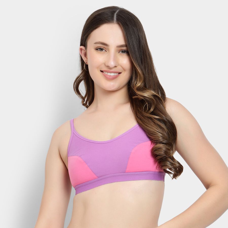 Ladies' Bra, Lilac, large image number null