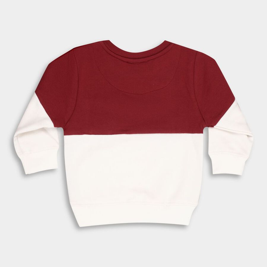 Infants' Sweatshirt, Maroon, large image number null