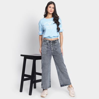 Ladies' 100% Cotton Jeans