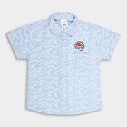 Infants' Cotton Shirt, Light Blue, small image number null