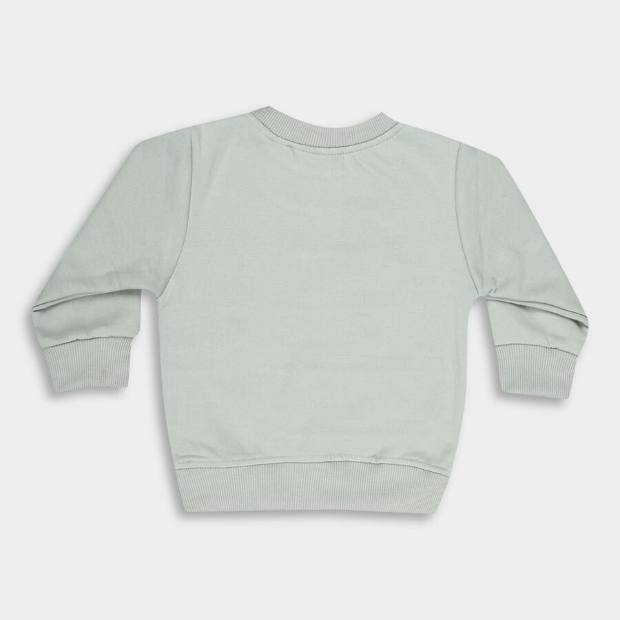 Infant's Sweatshirt, Light Green, large image number null