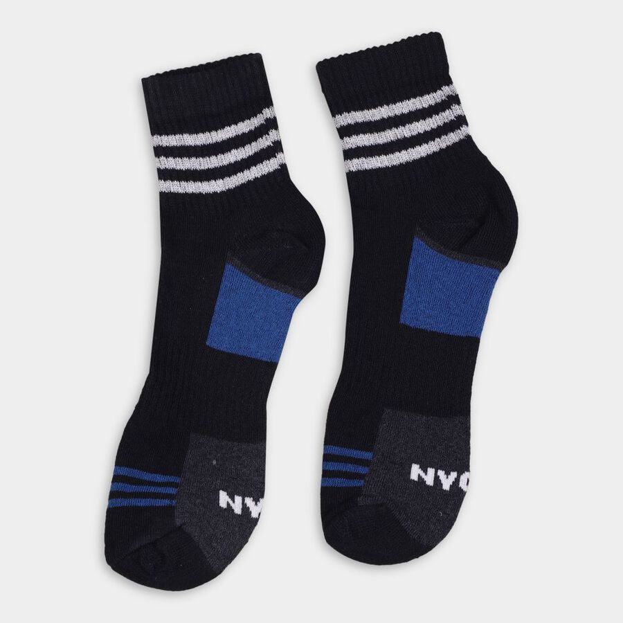 Men's Socks, Navy Blue, large image number null