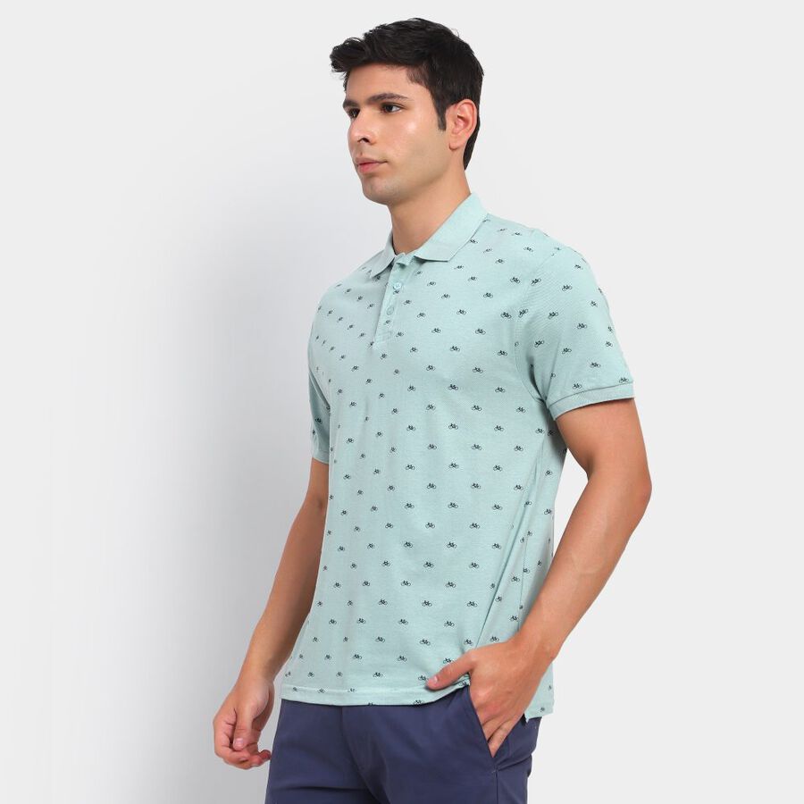 Men's 100% Cotton T-Shirt, Light Green, large image number null