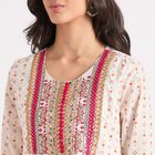 Ladies' Cotton Kurta, Off White, small image number null