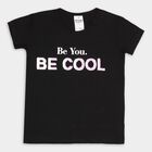 Girls' T-Shirt, काला, small image number null