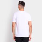 Men's Henley Half Sleeves T-Shirt, White, small image number null