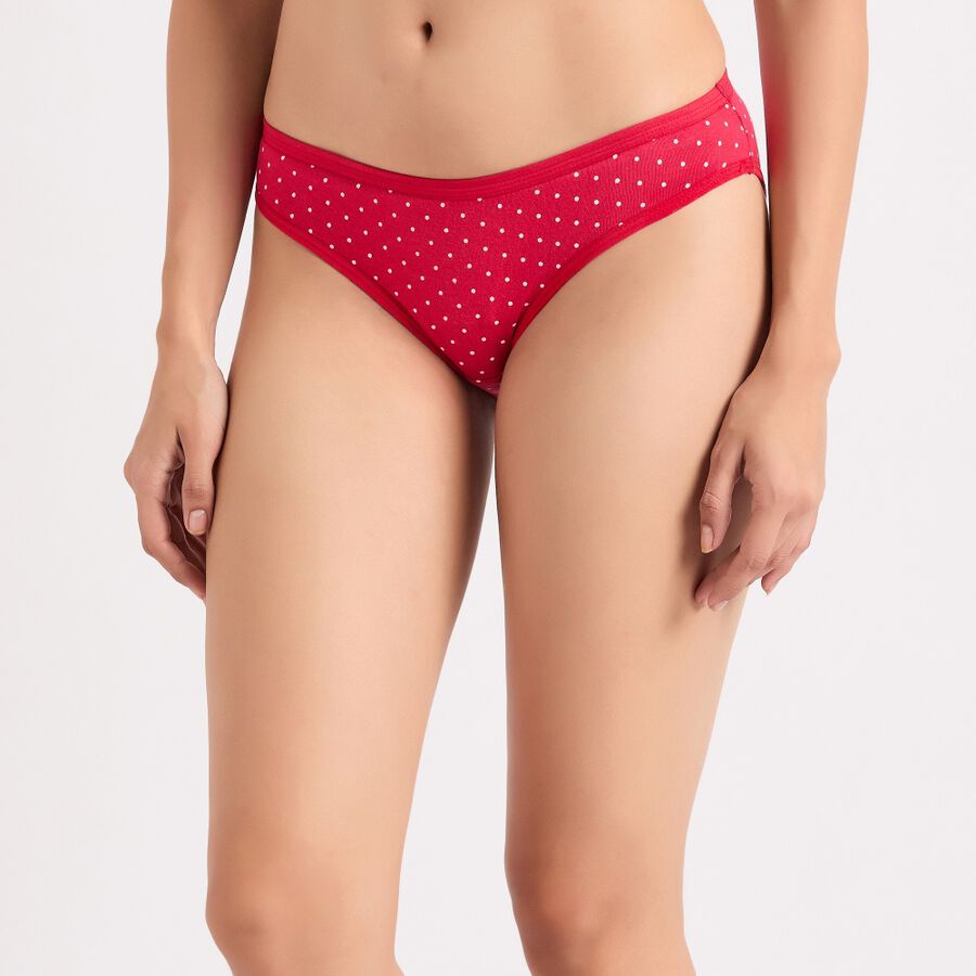 Ladies' Cotton Panty, लाल, large image number null
