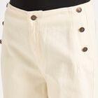 Ladies' Cotton Jeans, Off White, small image number null