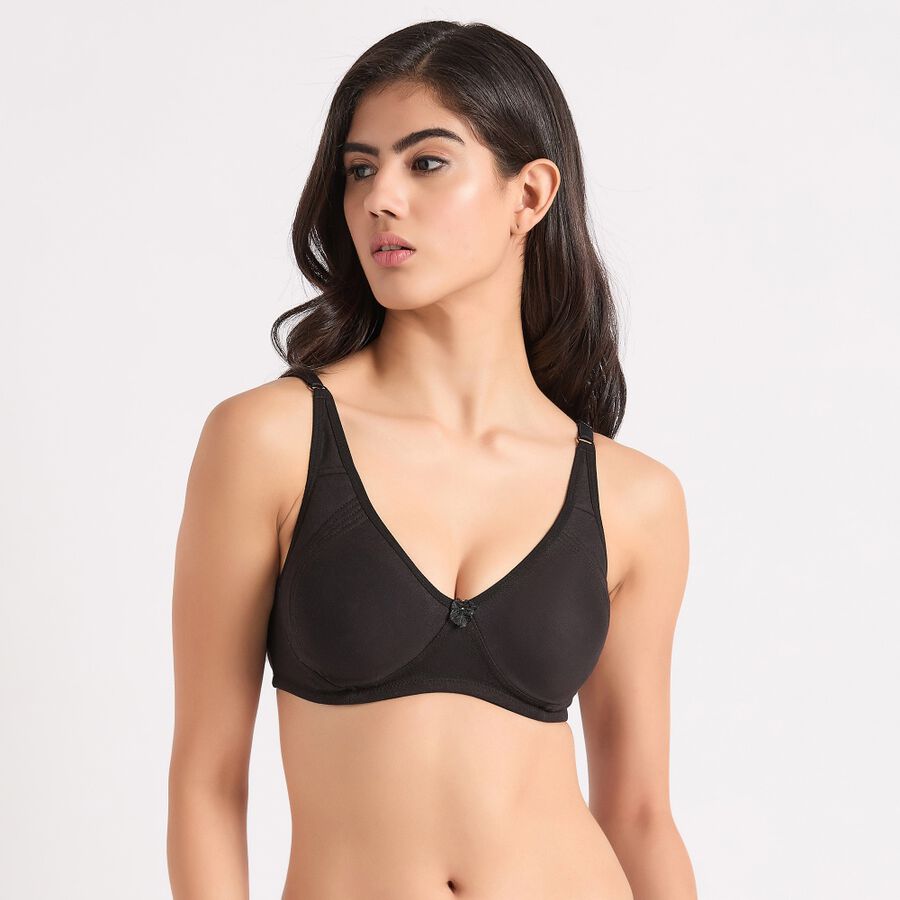 Ladies' Bra, काला, large image number null