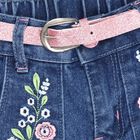 Girl's Jeans, मध्यम नीला, small image number null