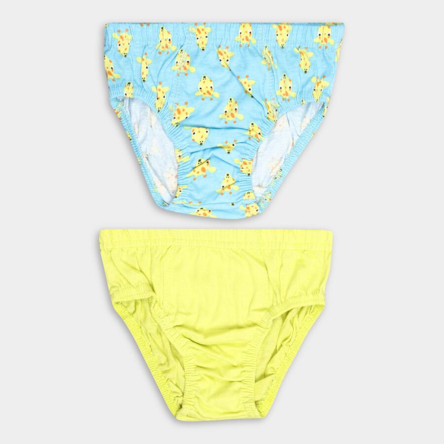 Boys' Cotton Brief, Light Blue, large image number null