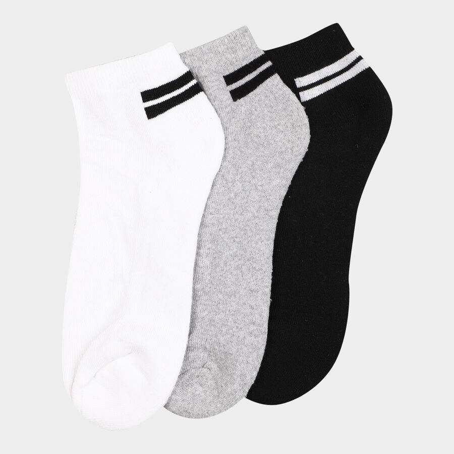 Men's Socks, Melange Light Grey, large image number null