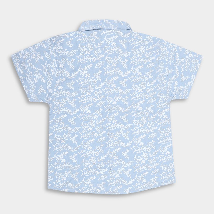 Infants' Cotton Shirt, हल्का नीला, large image number null
