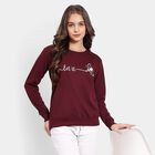 Ladies' Sweatshirt, Wine, small image number null