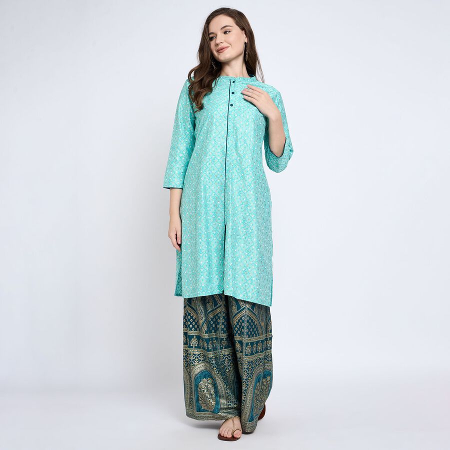 Ladies' Kurta, Aqua, large image number null