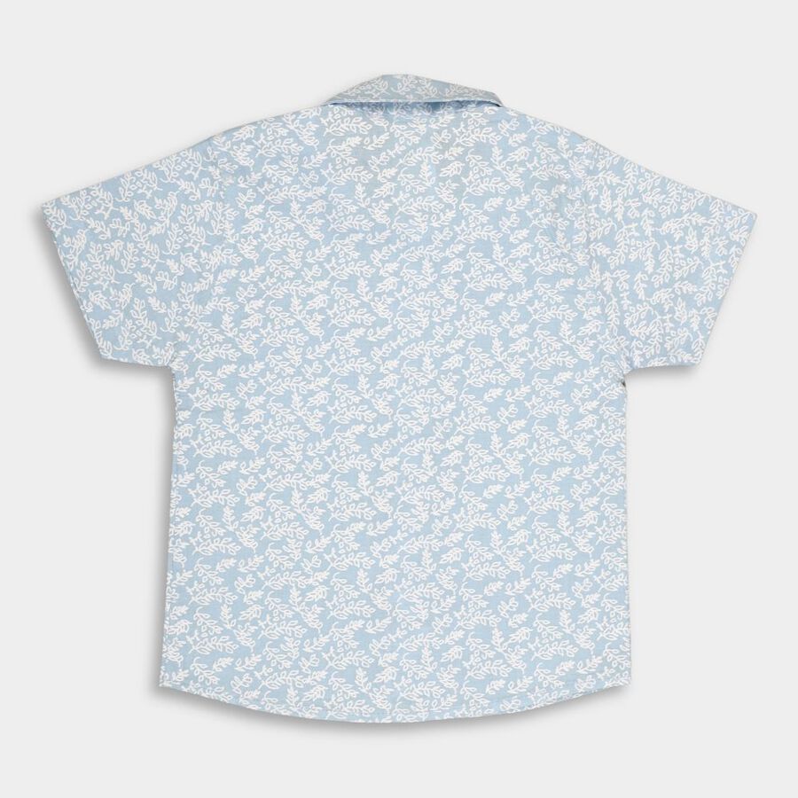 Infants' Cotton Shirt, हल्का नीला, large image number null