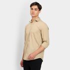 Men's 100% Cotton Casual Shirt, गहरा पीला, small image number null