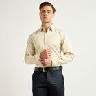 Men's Formal Shirt, Beige, small image number null