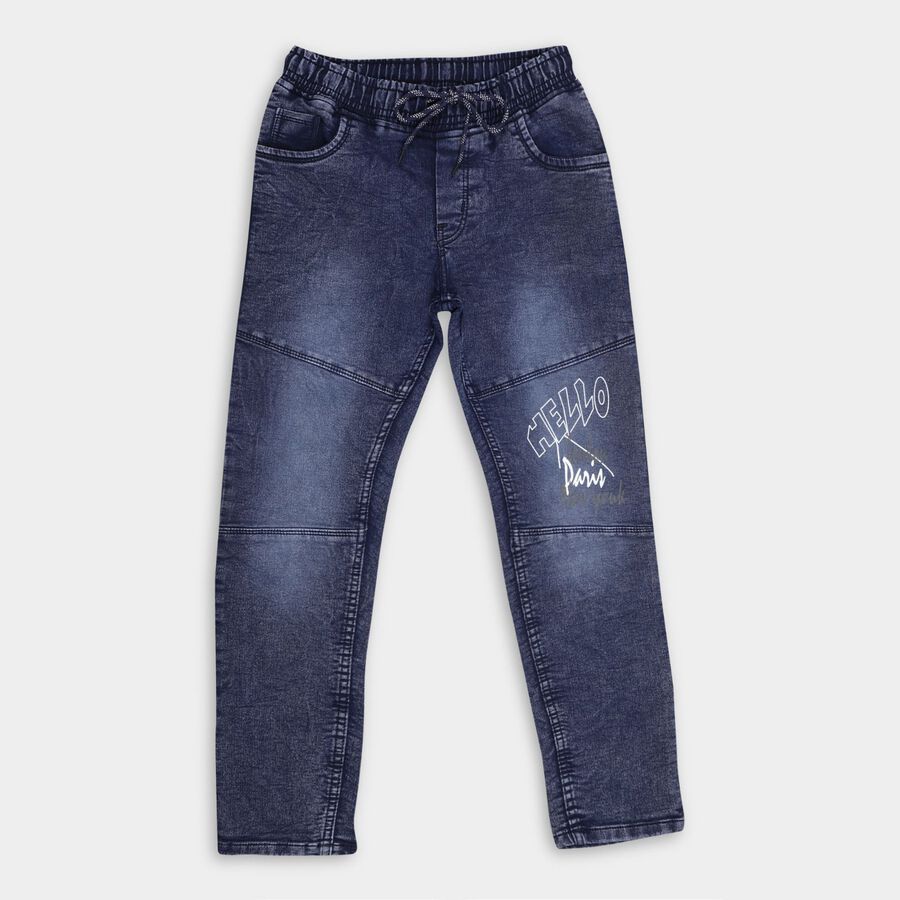 Boy's Jeans, गहरा नीला, large image number null