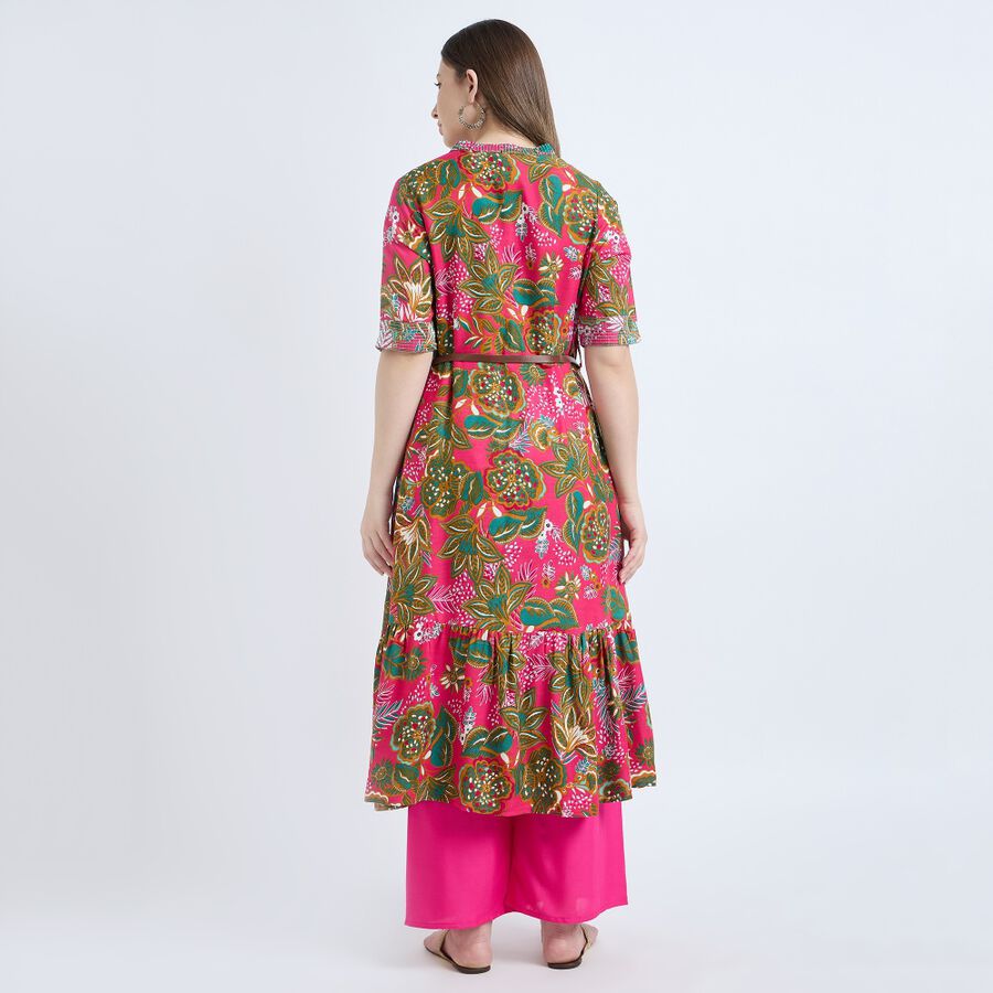 Ladies' Kurta, मूँगा (कोरल), large image number null