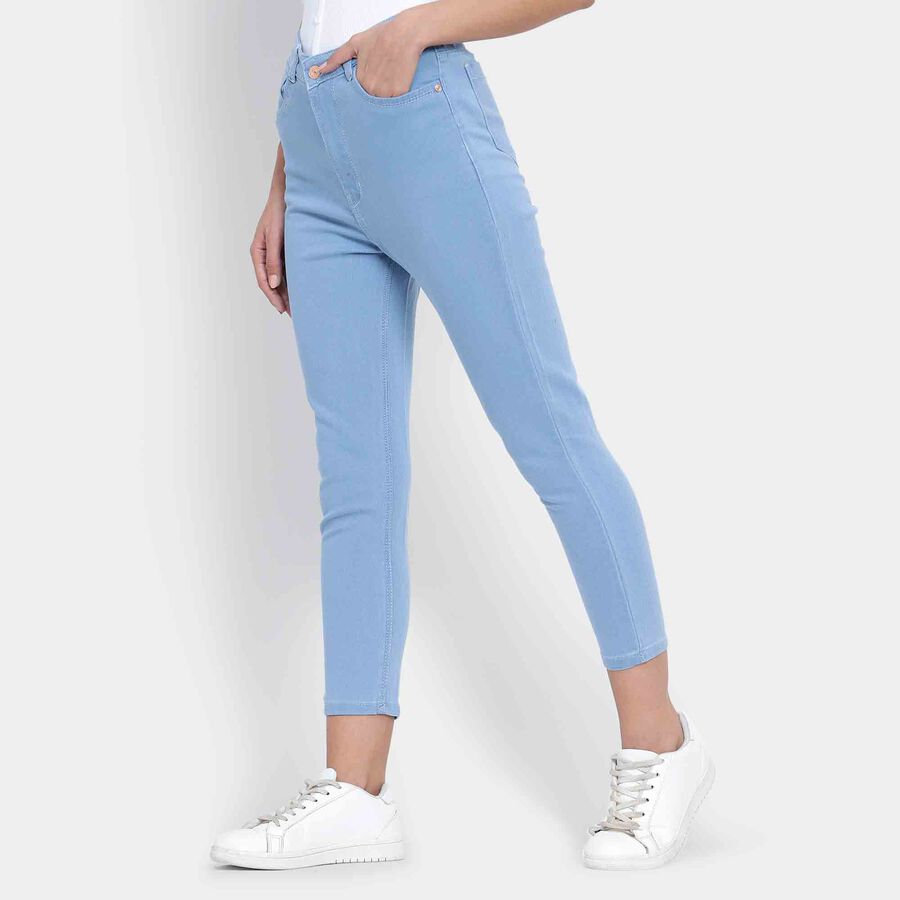 High Rise Skinny Jeans, Ice Blue, large image number null