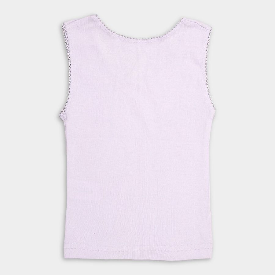 Girls' Vest, Lilac, large image number null