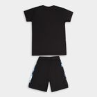 Boys' Knit Baba Suit, Black, small image number null