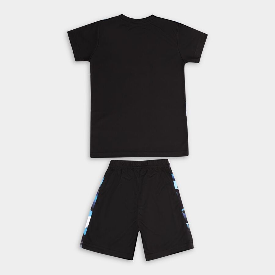 Boys' Knit Baba Suit, Black, large image number null