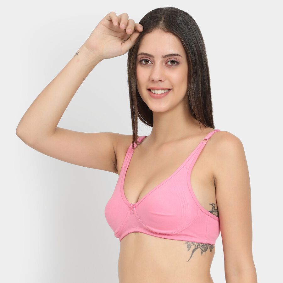 Ladies' Bra, गुलाबी, large image number null