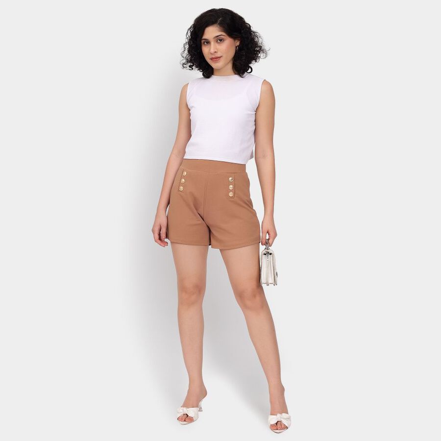 Ladies' Shorts, Beige, large image number null