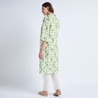 Ladies' Cotton Kurta, Light Green, small image number null