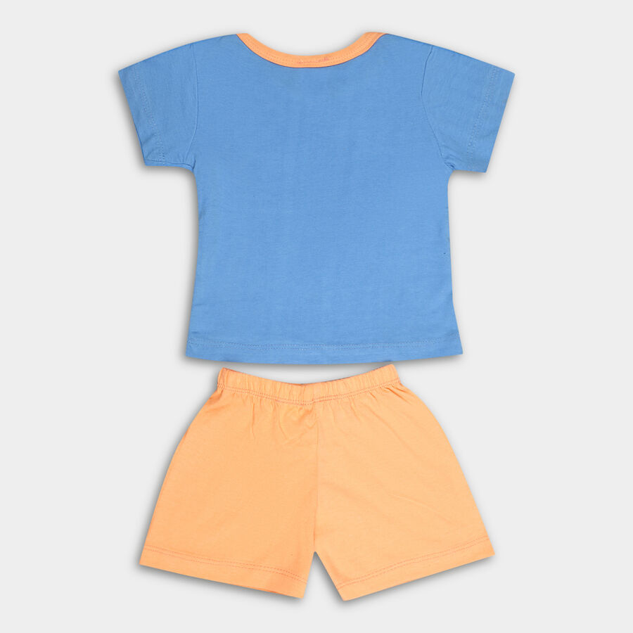 Infants' Cotton Baba Suit, Orange, large image number null