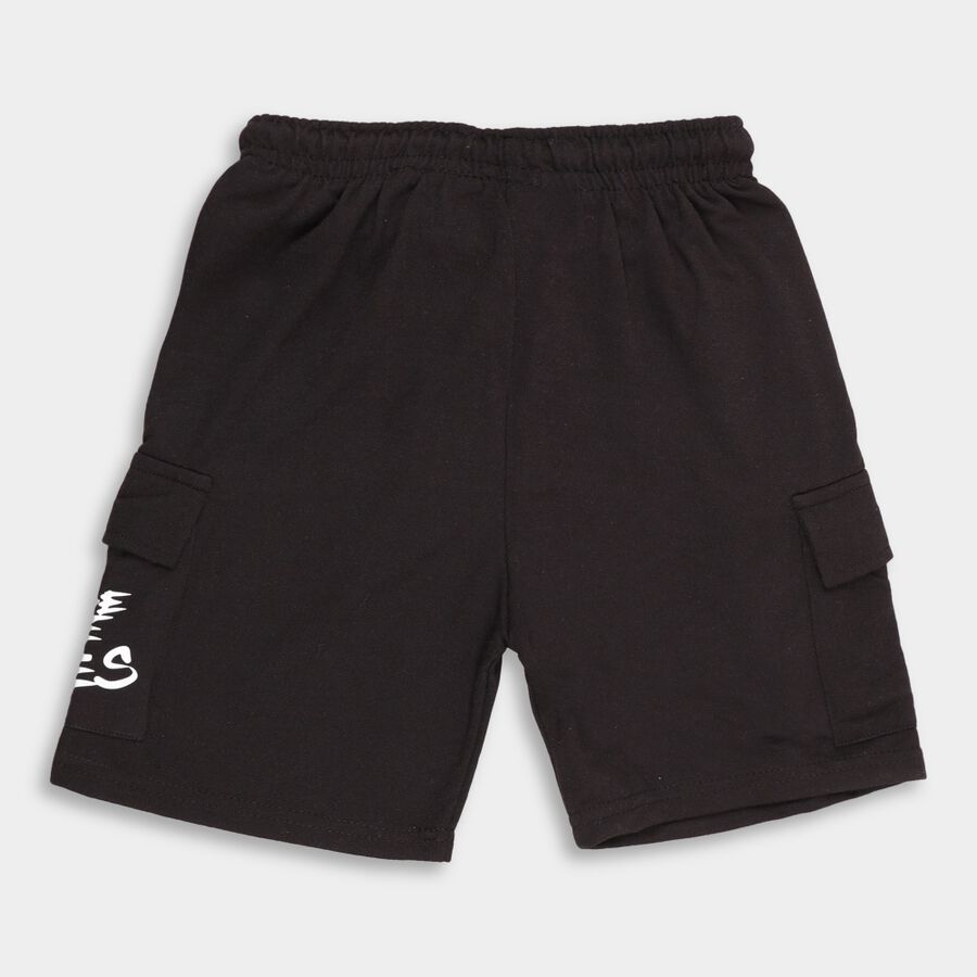 Boys' Bermudas, काला, large image number null