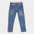 Girls' Jeans, मध्यम नीला, small image number null