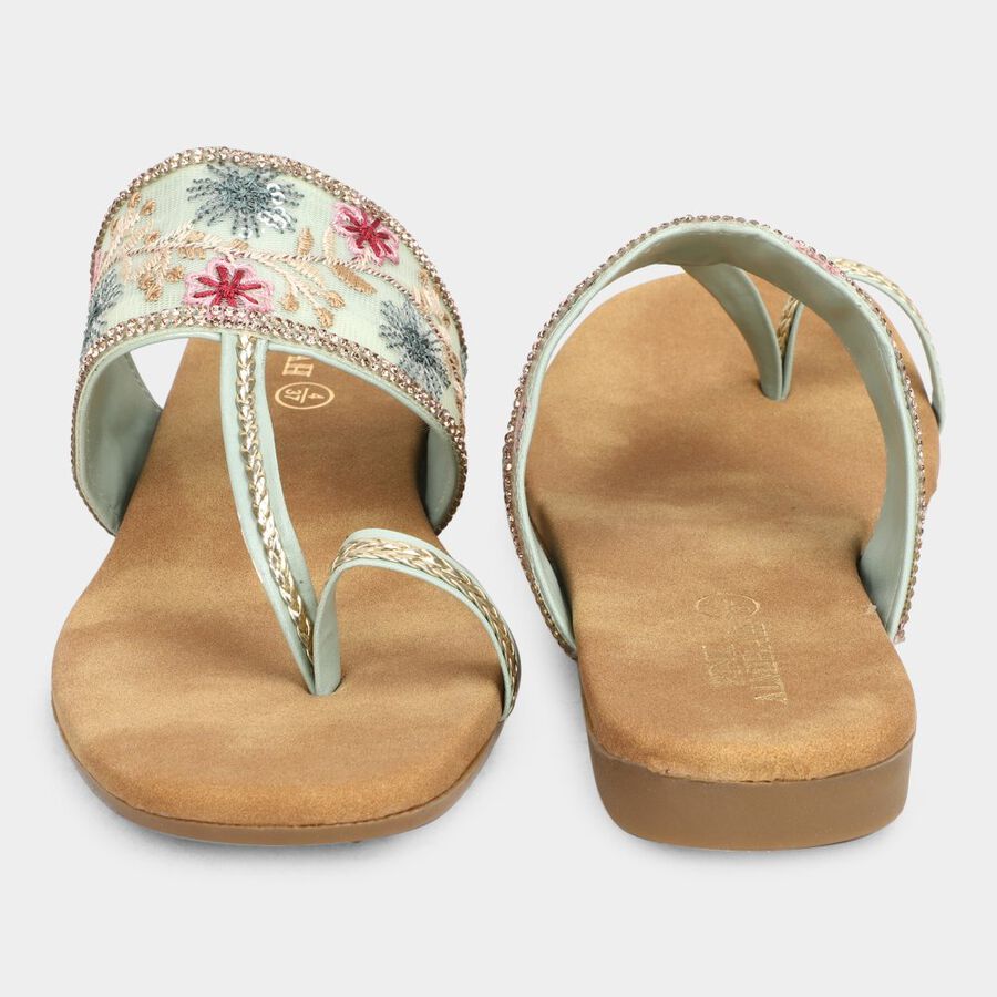 Ladies' Formal Sandals, हरा, large image number null