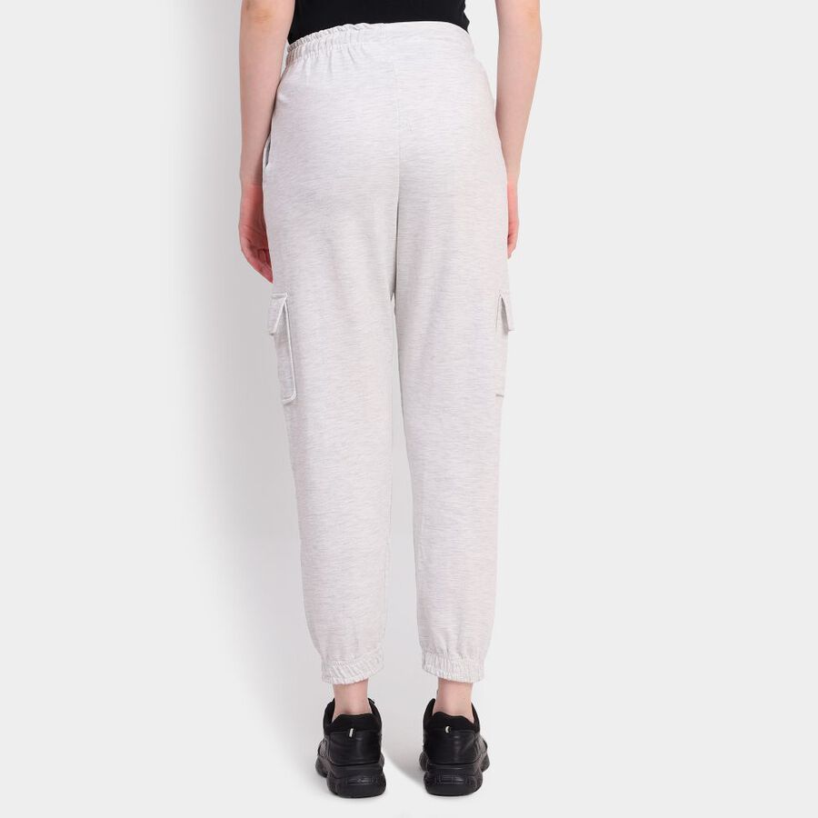 Ladies' Track Pants, Ecru Melange, large image number null