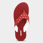 Womens Emboss Sliders, मरून, small image number null
