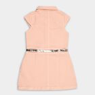 Girls' Frock, Peach, small image number null