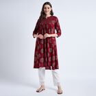 Ladies' Kurta, Maroon, small image number null