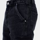 Men's 100% Cotton Jeans, Black, small image number null