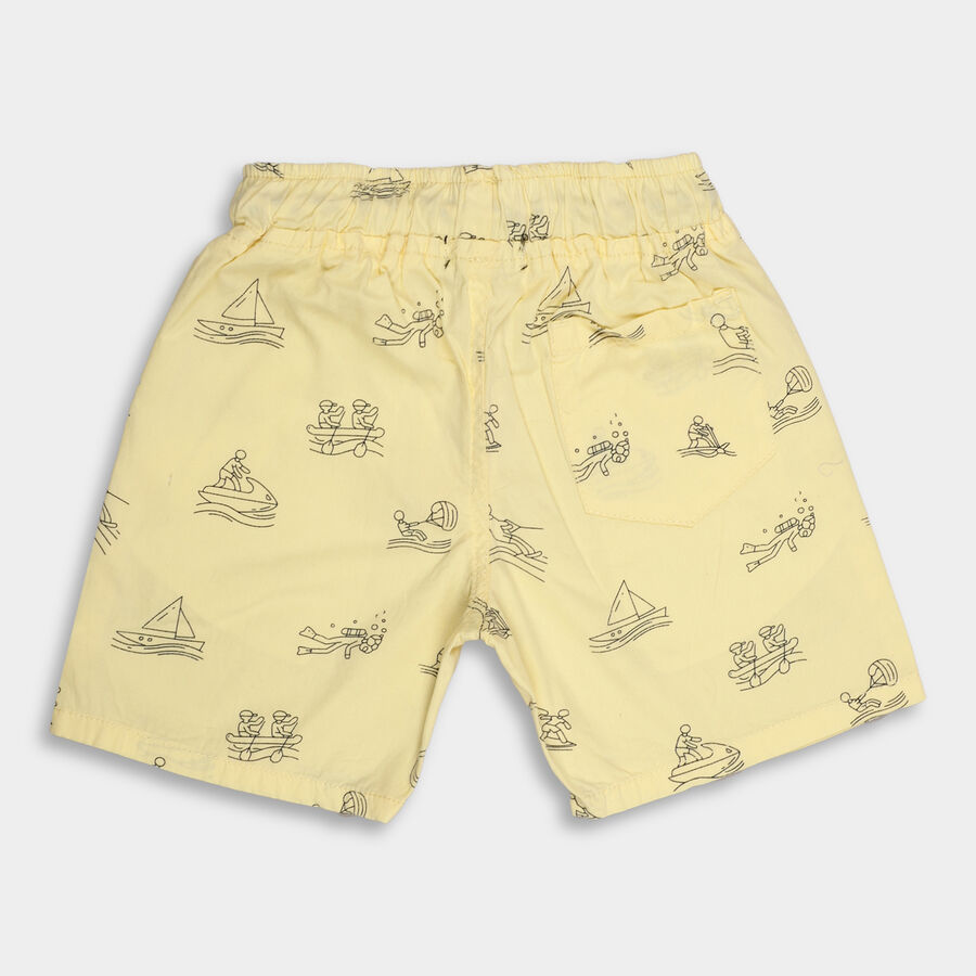 Boys' Cotton Bermudas, Yellow, large image number null