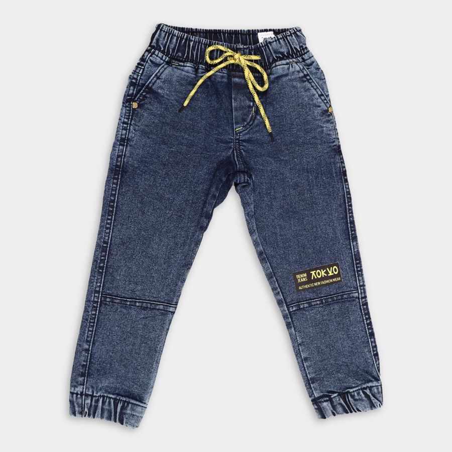 Boys' Jeans, मध्यम नीला, large image number null