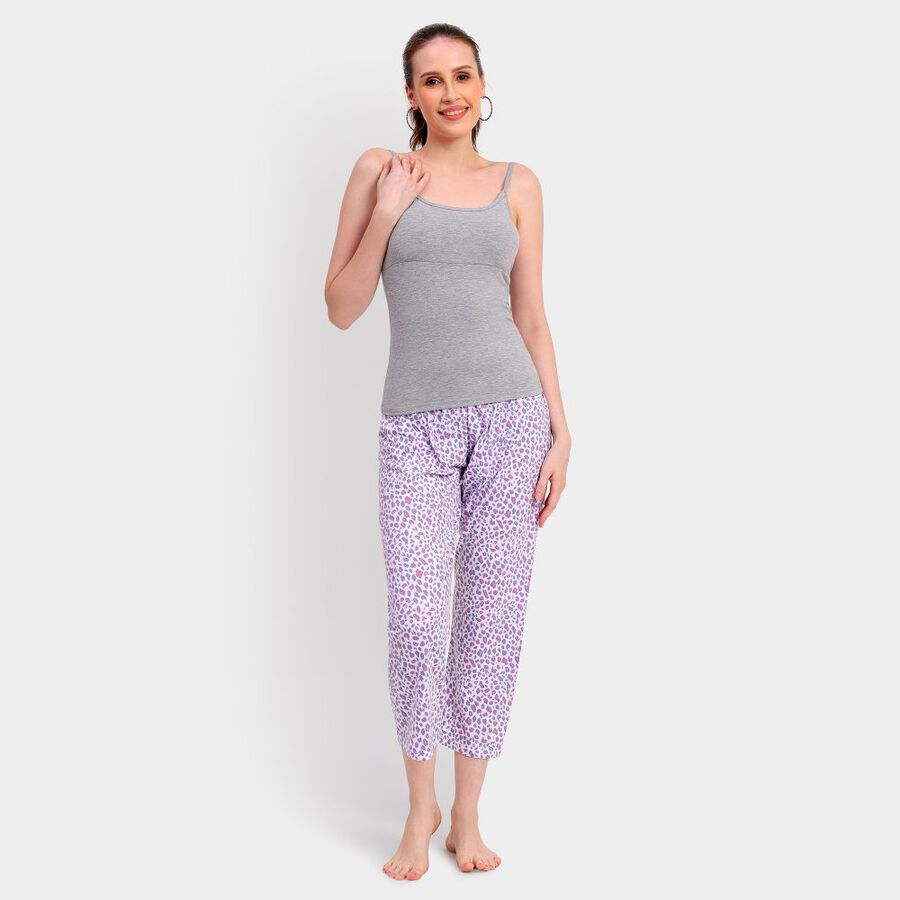 Ladies' Slips, Melange Light Grey, large image number null