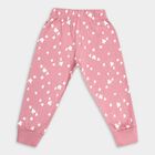 Girls' Cotton Pyjama, गुलाबी, small image number null